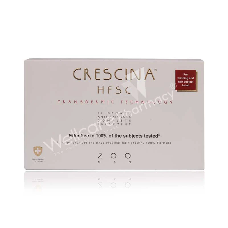 Crescina Hfsc Transdermic Technology Complete Treatment 200 Amp 10+10x3.5ml