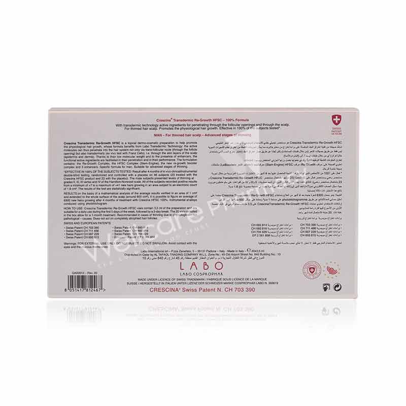 Crescina Hfsc Transdermic Technology Treatment 1300 Amp 20x3.5ml - Image 3