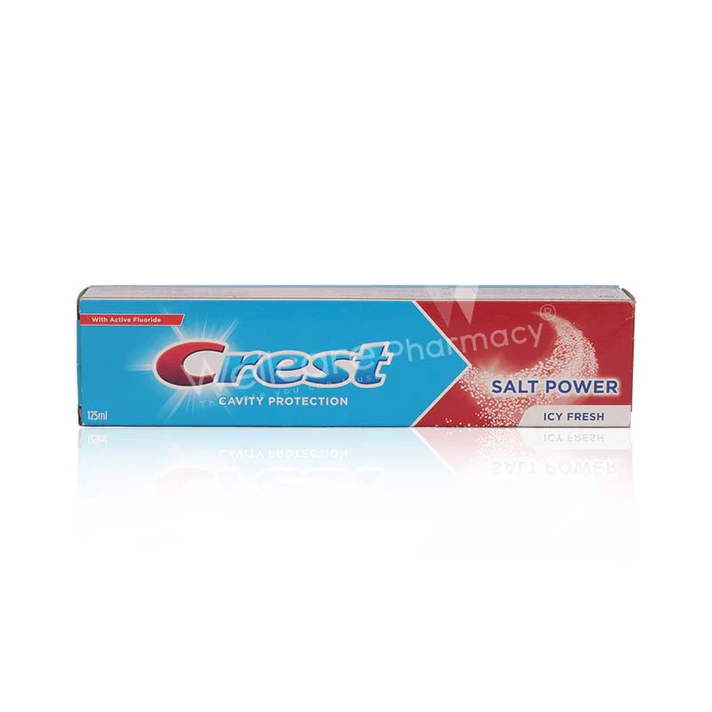 Crest Salt Power Icy Fresh Tooth Paste 125ml - Image 2