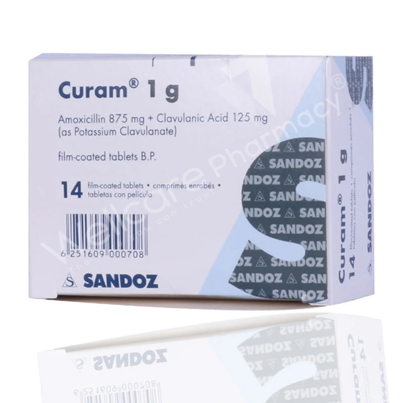 Curam 1gm Tablets 14'S