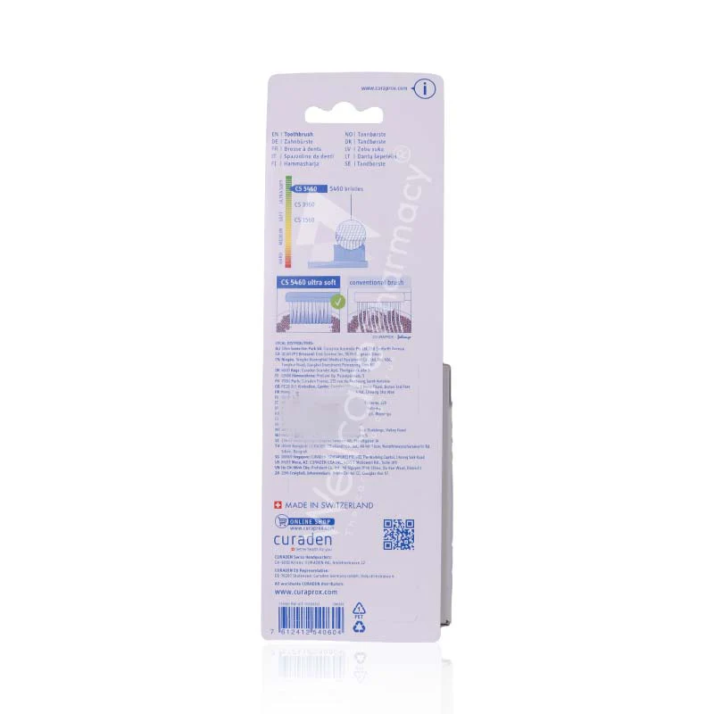 Curaprox 5460 Ultra Soft Tooth Brush Pack Of 3'S - Image 3