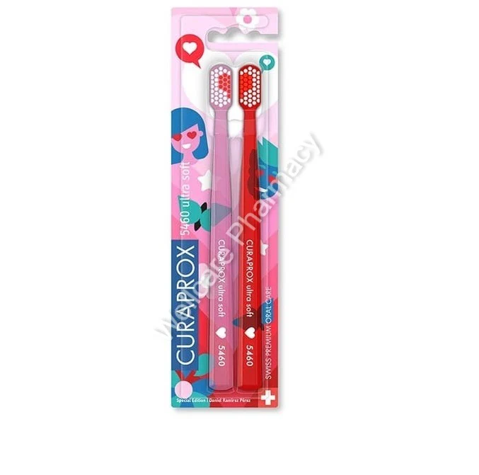 Curaprox 5460 Ultra Soft Toothbrush 2'S