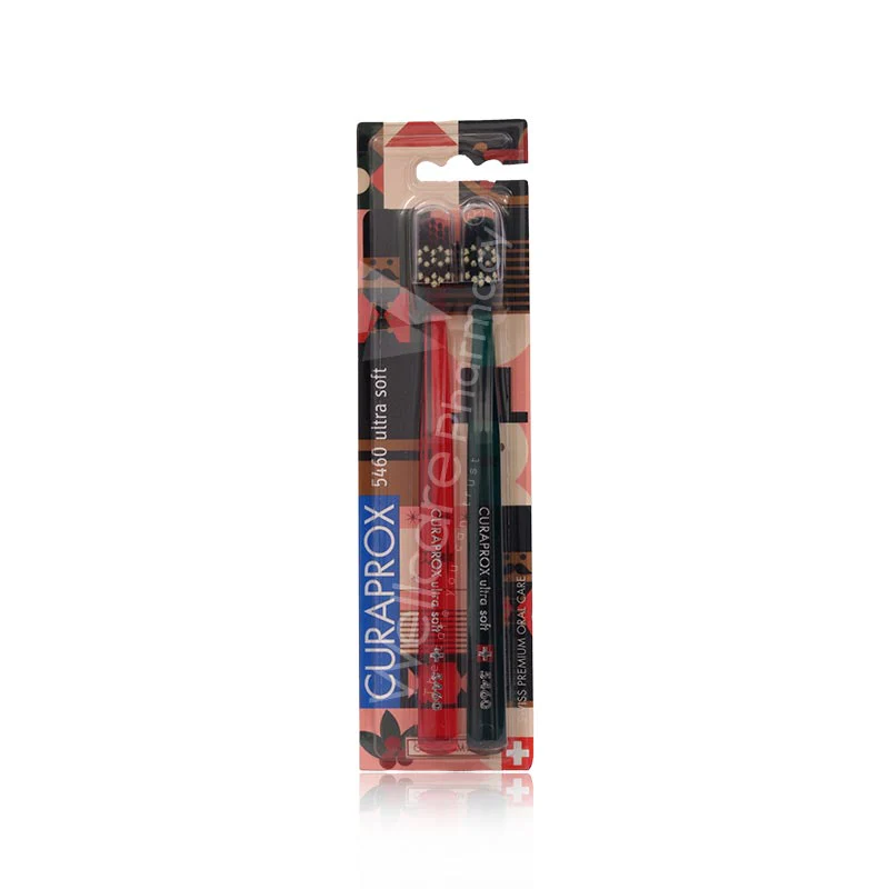 Curaprox Cs 5460 Duo Christmas Edition Ultra Soft Toothbrush