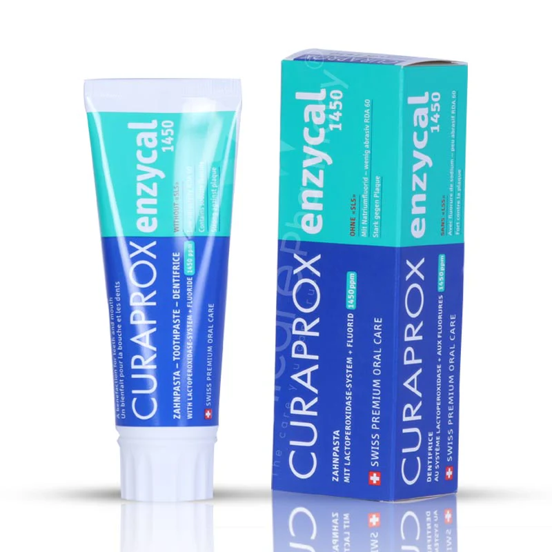 Curaprox Enzycal Fluoride Tooth Paste 75ml - Image 3