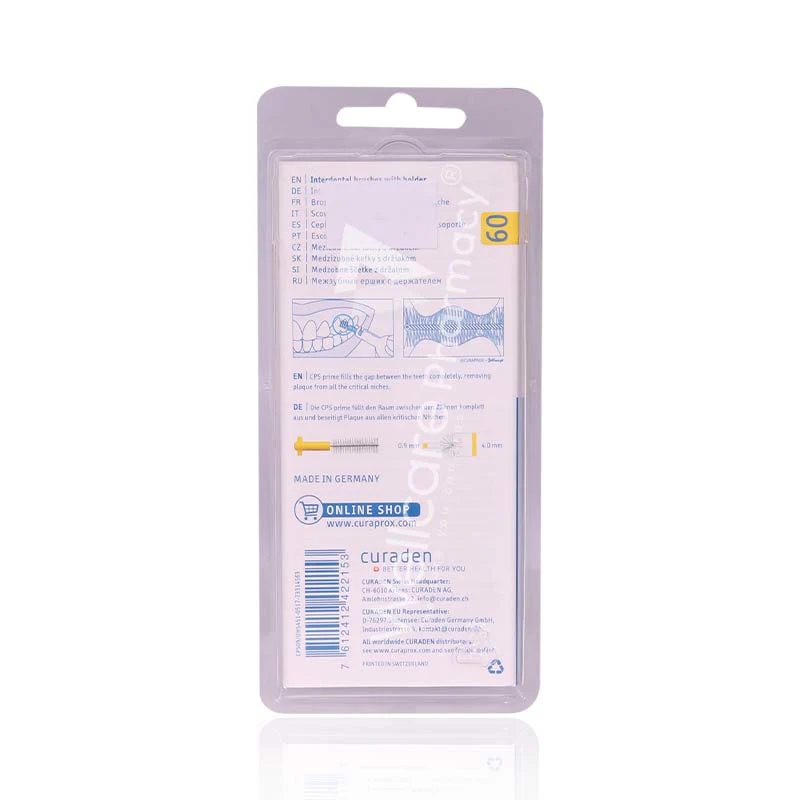 Curaprox Prime Plus Cps09 Interdental Brush With Yellow Holder - Image 3