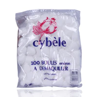 Cybele White Cotton Ball 100'S - Image 2