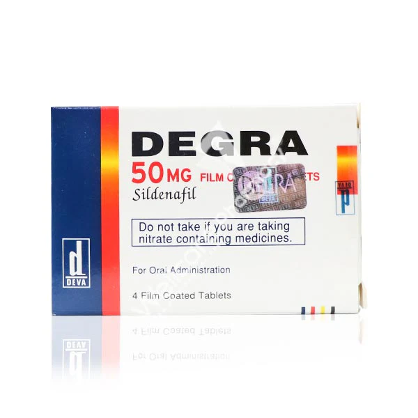 Degra 50mg Tablets 4'S