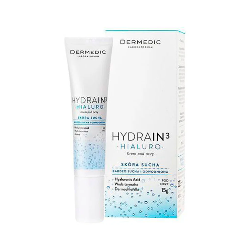 Dermedic Hydrain 3 Hialuro Under Eye Cream 15g - Image 4
