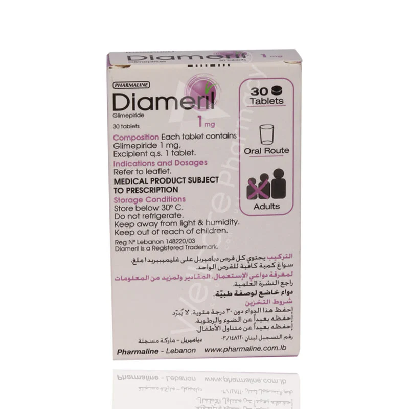 Diameril 1mg Tablets 30'S - Image 3