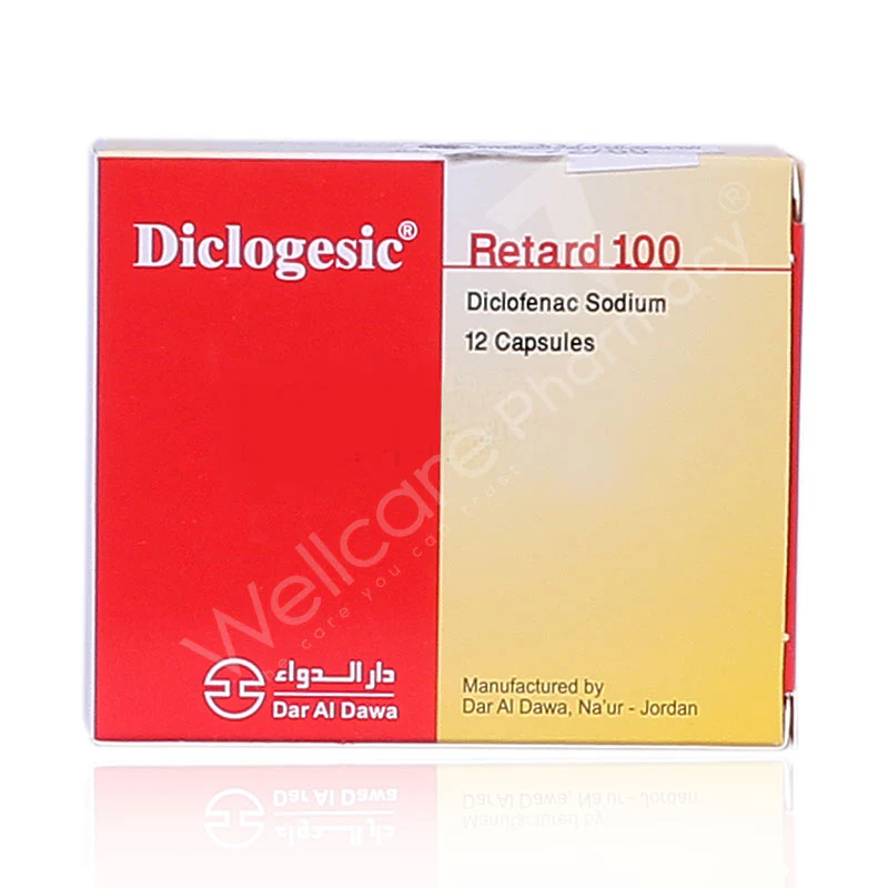 Diclogesic Retard 100mg Capsules 12'S