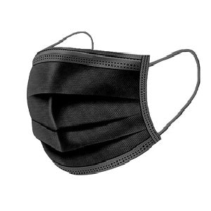 Disposable Face Mask Black Color 50'S - Image 2