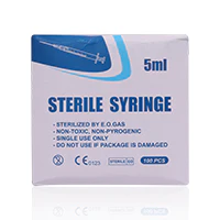 Disposable Sterile Syringe 5ml 100'S - Image 2
