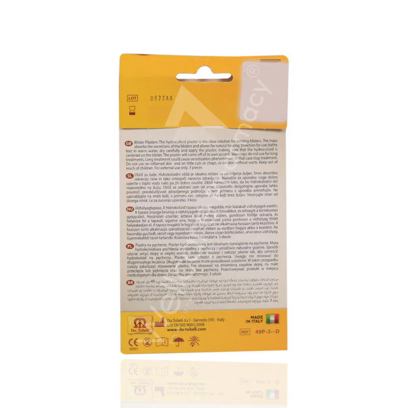 Do.Tobell Hydrocolloid Blisters Plaster 3'S - Image 3