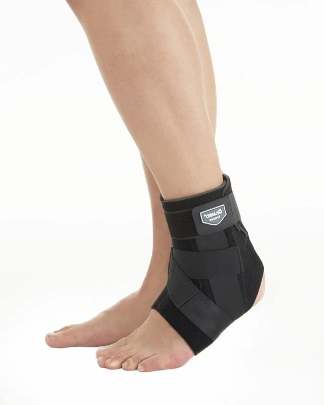 Dr.Med Cross Strap Ankle Support With Stays A002-1 Medium Left