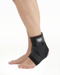 Dr.Med Cross Strap Ankle Support With Stays A002-1 Medium Left - Image 2