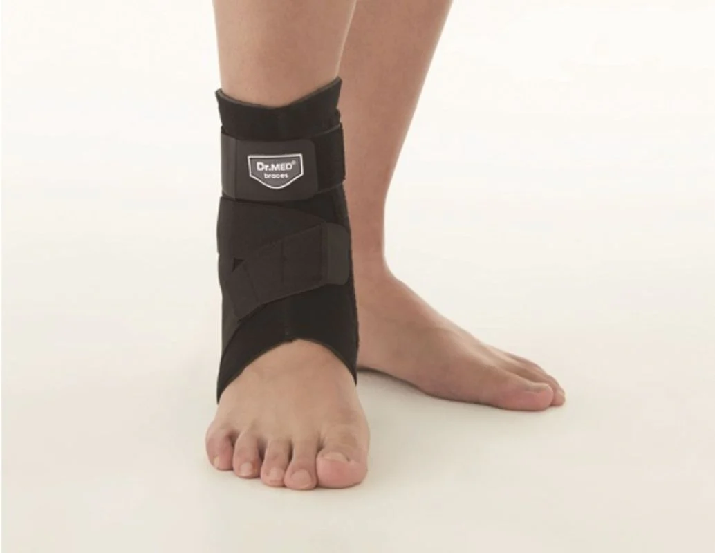 Dr.Med Cross Strap Ankle Support With Stays A002-1 Xl Right - Image 3
