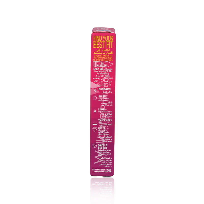 Durex Intense Pleasure Condoms 6'S - Image 3