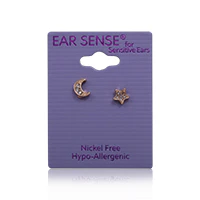 Ear Sense K29 Gold Star/Moon Mixed Studs - Image 2
