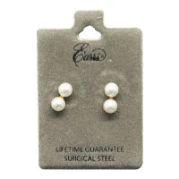Earrs Double Pearl Drop - Image 2