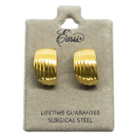 Earrs Lined Hoop - Image 2