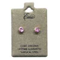 Earrs Pink Cubic Zirconia - Image 2