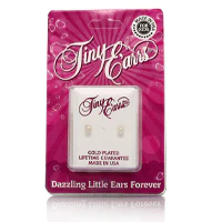 Earrs Square Pink Cubic Zirconia - Image 2