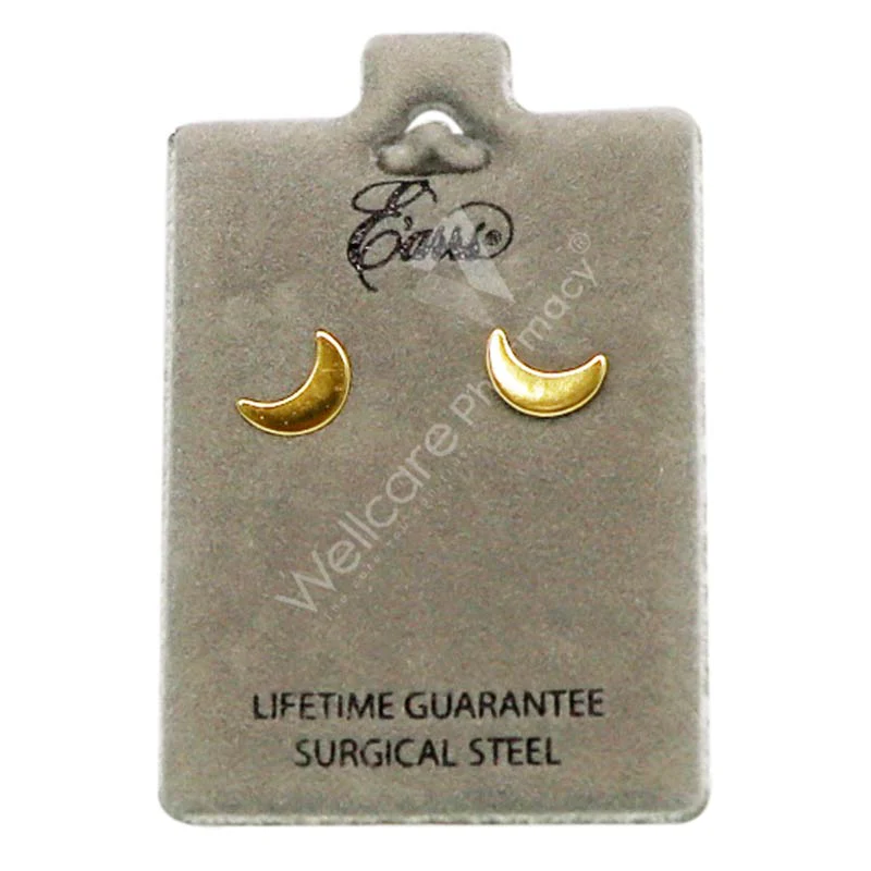 Earrs Studs Moon
