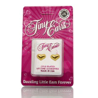 Earrs Te107 Wide Puff Heart - Image 2