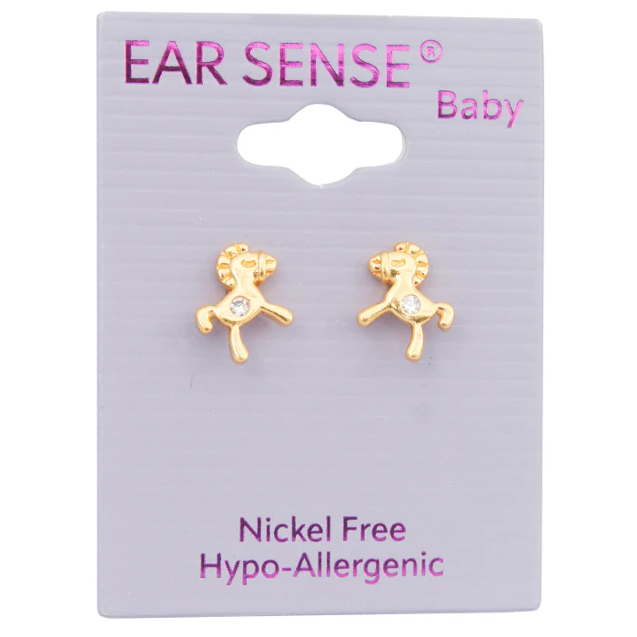 Earsense B11-8mm Gold Cz Baby Pony