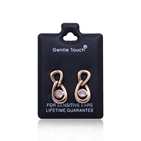 Earsense Gt123 Gold Looped W Clear Crystal Insert - Image 2