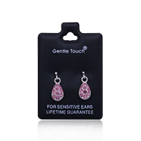 Earsense Gt40 Pink Multifacted Silver Drop F/H - Image 2