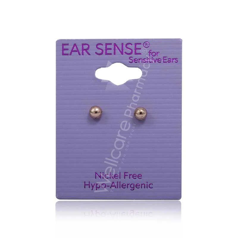 Earsense K26 3mm Gold Ball Studs
