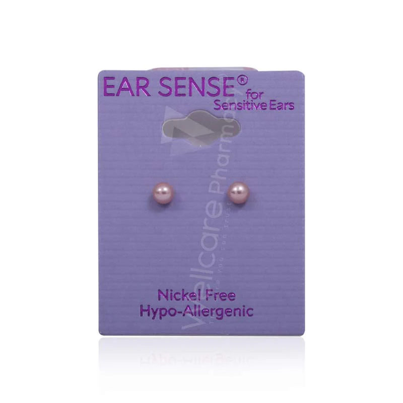 Earsense K27 4mm Baby Pink Pearls