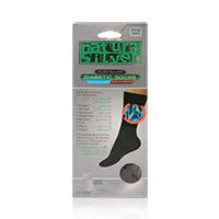 Eco Silver Diabetic Socks Black 39-42 - Image 2