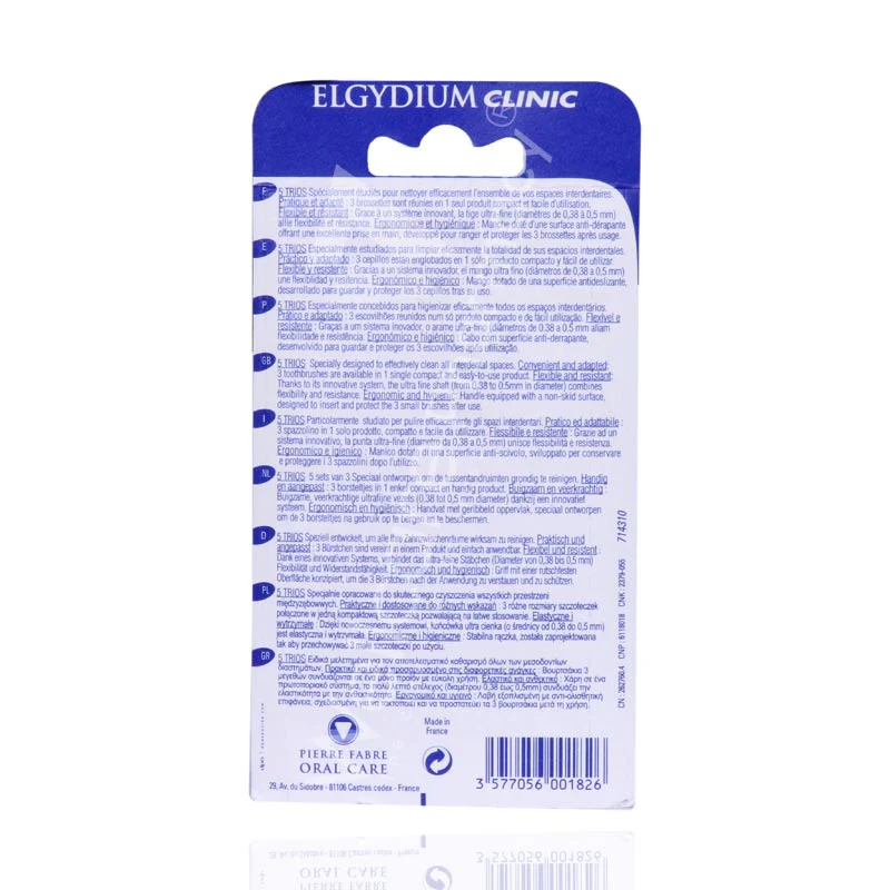 Elgydium Clinic Trio Compact Large Interdental Brush - Image 3
