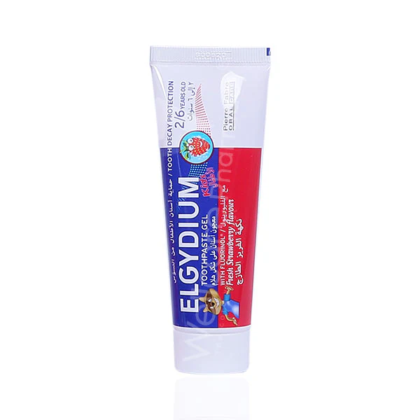 Elgydium Kids Toothpaste Fresh Strawberry Flavour 2-6 50ml - Image 3