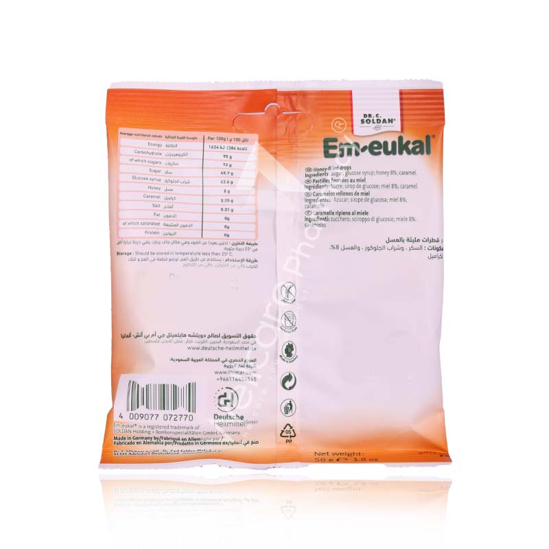 Em-Eukal Honey Filled Drops 50g - Image 3