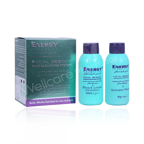 Energy Facial & Body Hair Bleaching Lotion 100ml