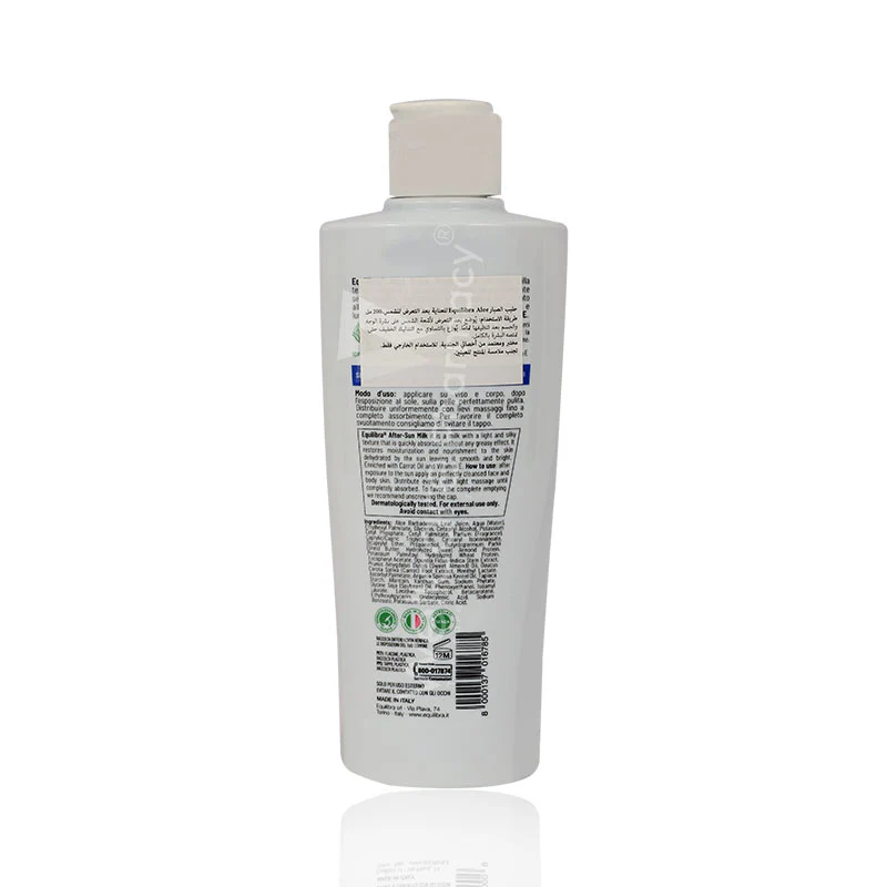Equilibra Aloe After Sun Milk 200ml - Image 3