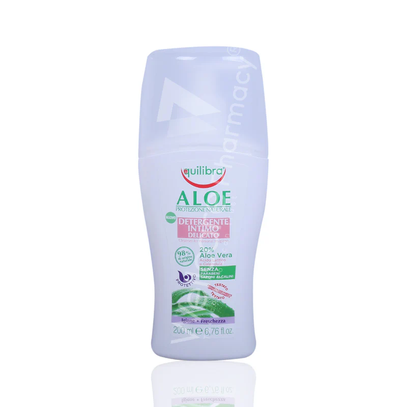 Equilibra Aloe Gentle Cleanser For Personal Hygiene 200ml - Image 3