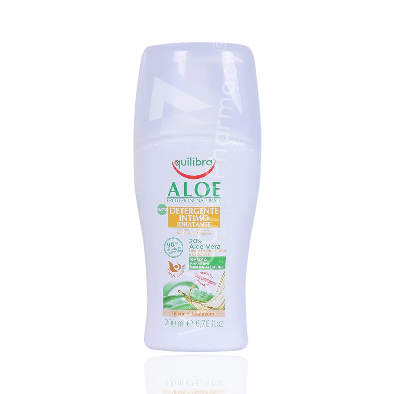 Equilibra Aloe Moisturizing Cleanser For Personal Hygiene 200ml - Image 3