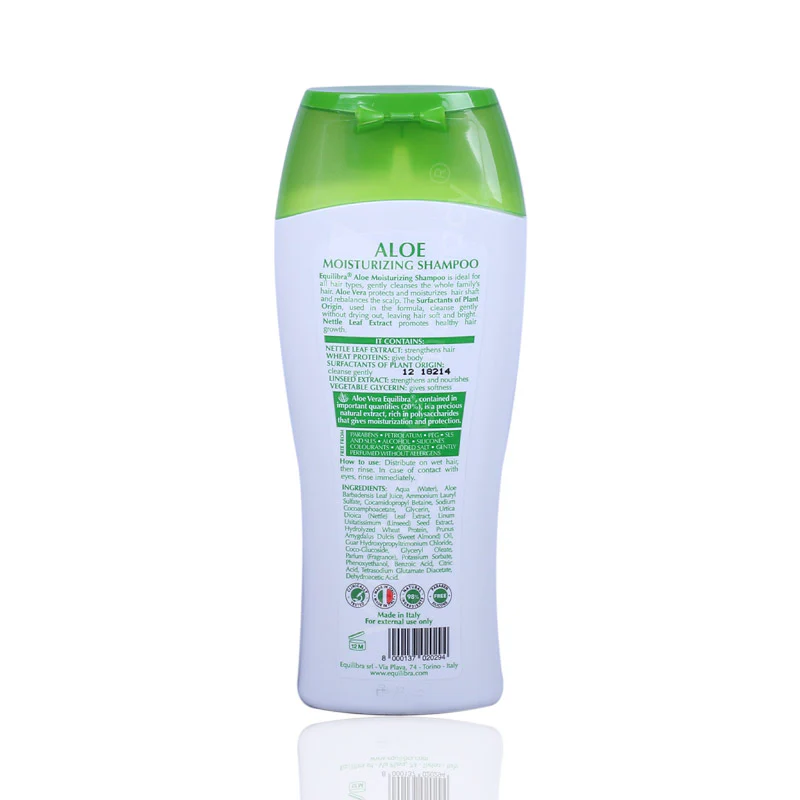 Equilibra Aloe Moisturizing Shampoo 250ml - Image 3