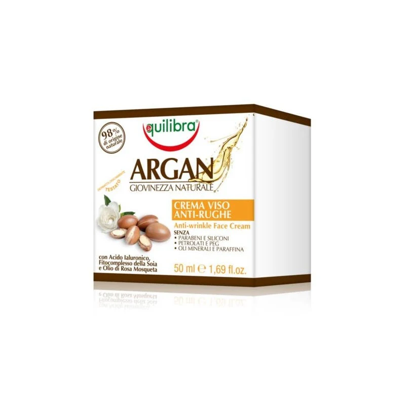 Equilibra Argan Nat Youth Anti Wrinkle Face Cream 50ml - Image 4
