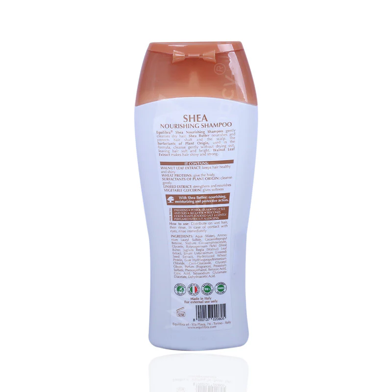 Equilibra Shea Butter Nourishing Shampoo 250ml - Image 3