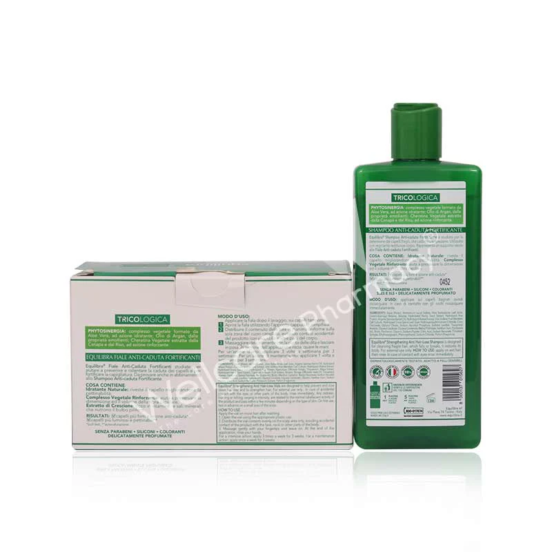 Equilibra Tricologica Anti Hair Loss Vials 10x8ml + Shampoo 300ml - Image 3