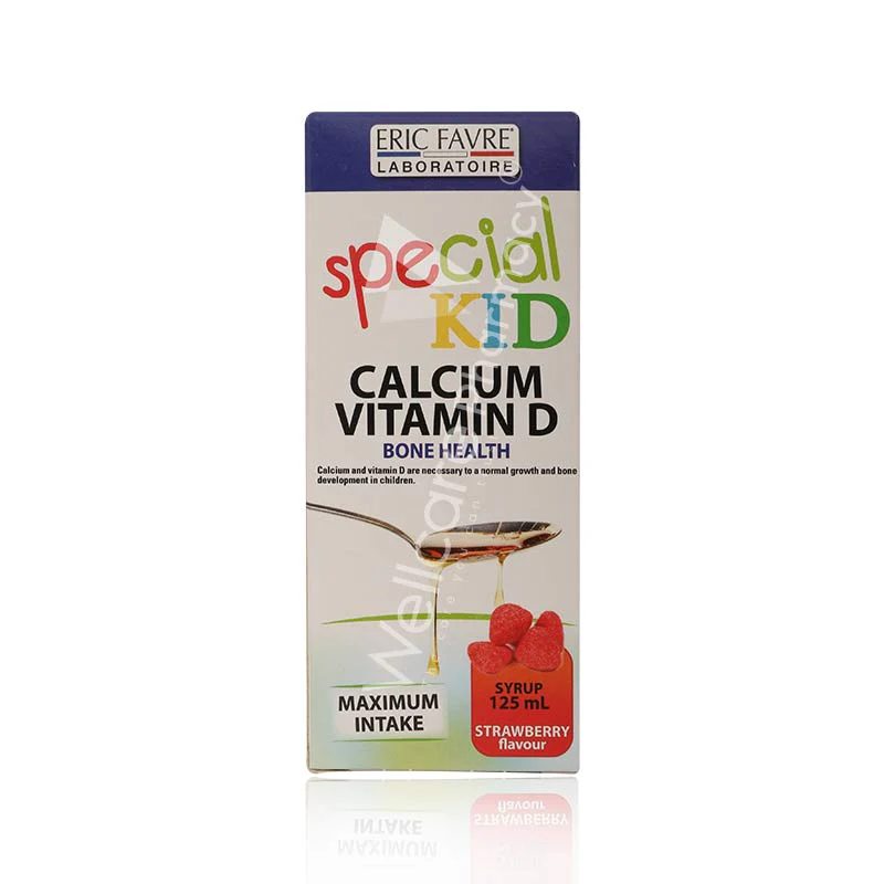 Eric Favre Special Kid Calcium Vitamin D Syrup 125ml - Image 2