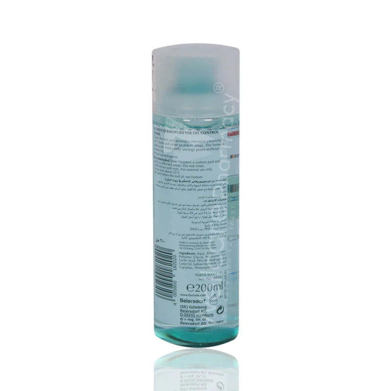 Eucerin Dermo Oil Control Toner 200ml - Image 3