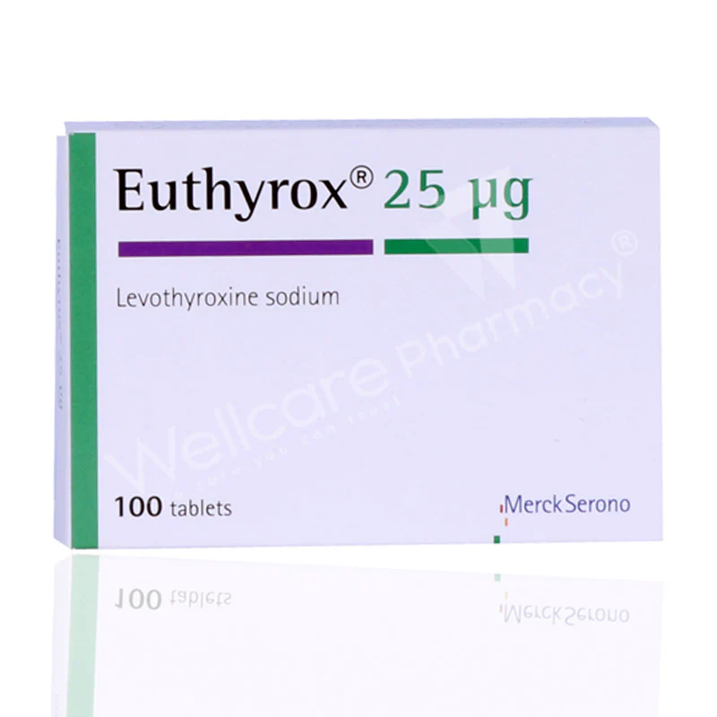 Euthyrox 25mcg Tablets 100s' - Image 3