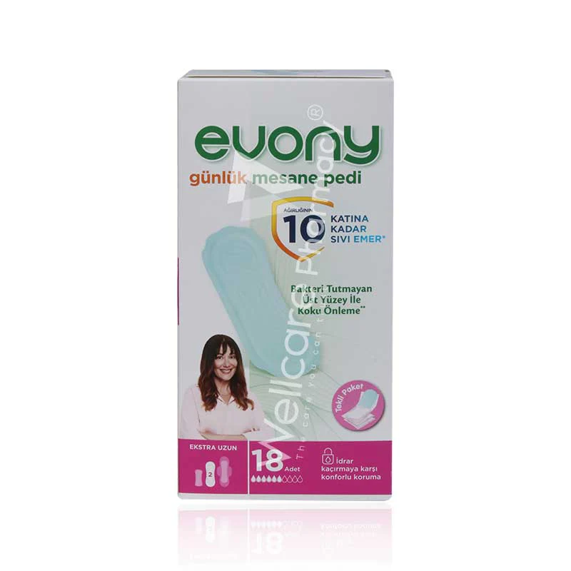 Evony Daily Bladder Pad Extra Long 18'S
