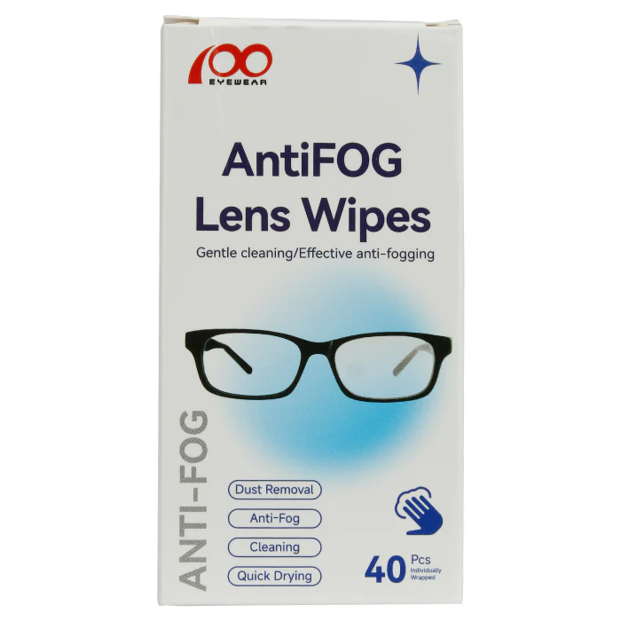 Eyewear Antifog Lens Wipes 40'S